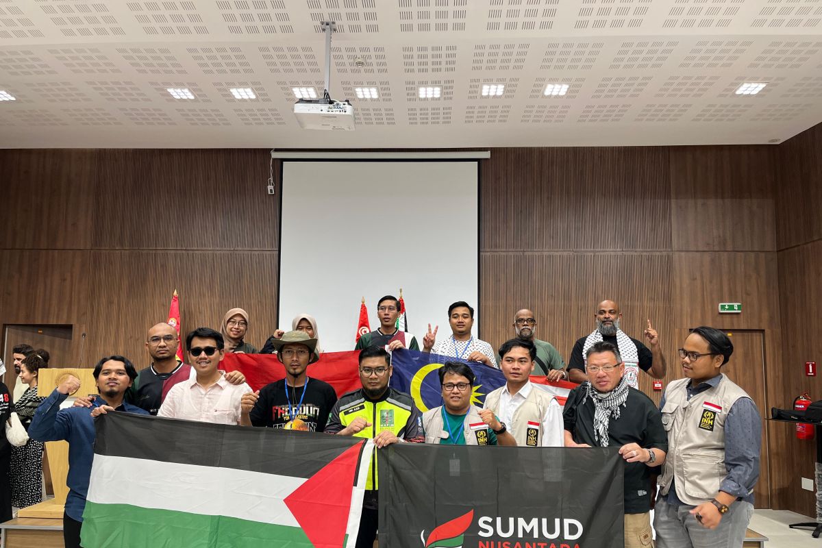 Gabung 44 negara, Mahasiswa RI di Tunisia dukung misi kemanusiaan Gaza