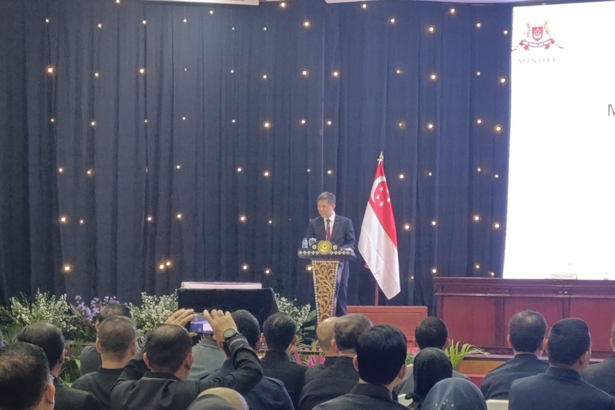 Menhan Singapura tegaskan komitmen kolaborasi strategis dengan RI