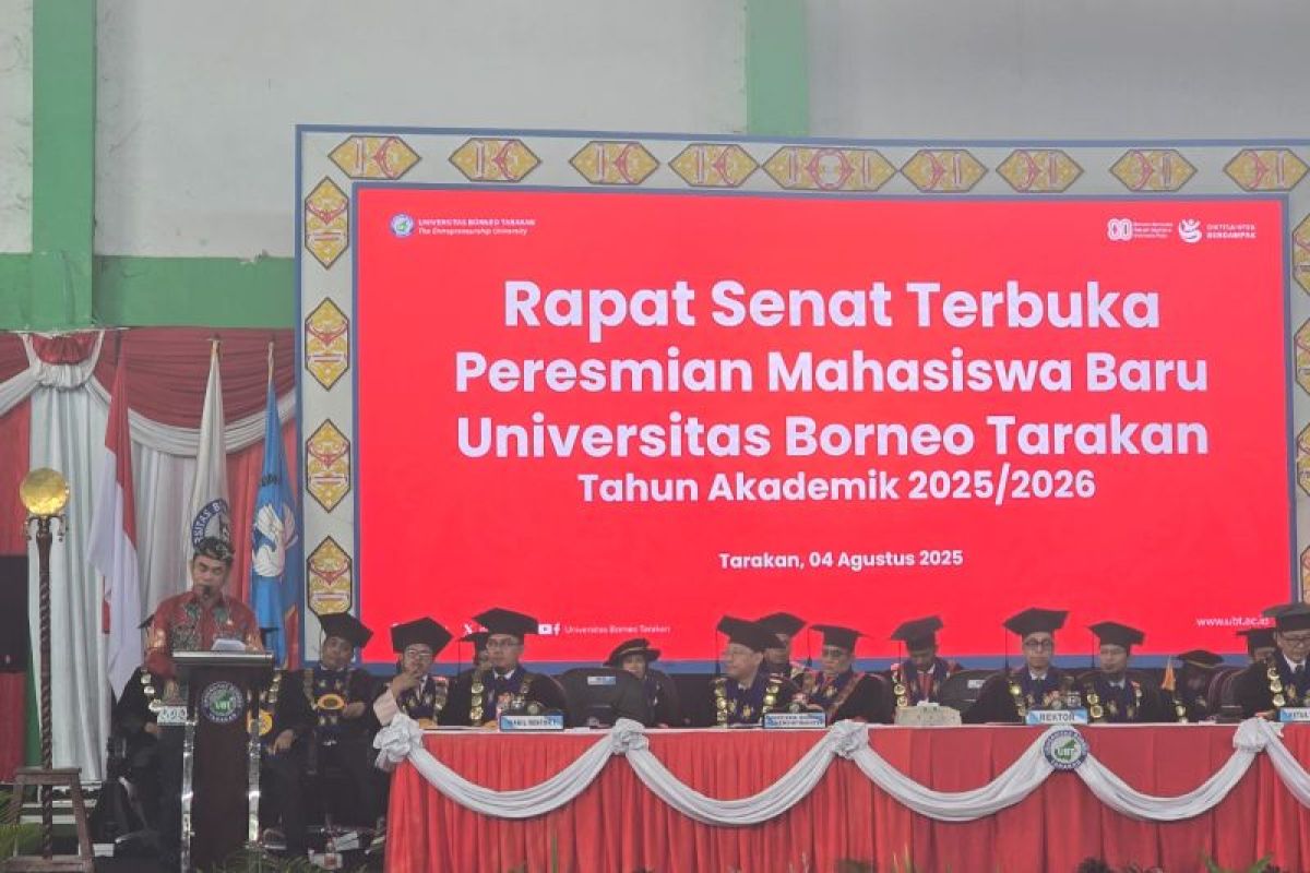Pj. Sekprov Berikan Semangat dan Motivasi Mahasiswa Baru Universitas Borneo Tarakan
