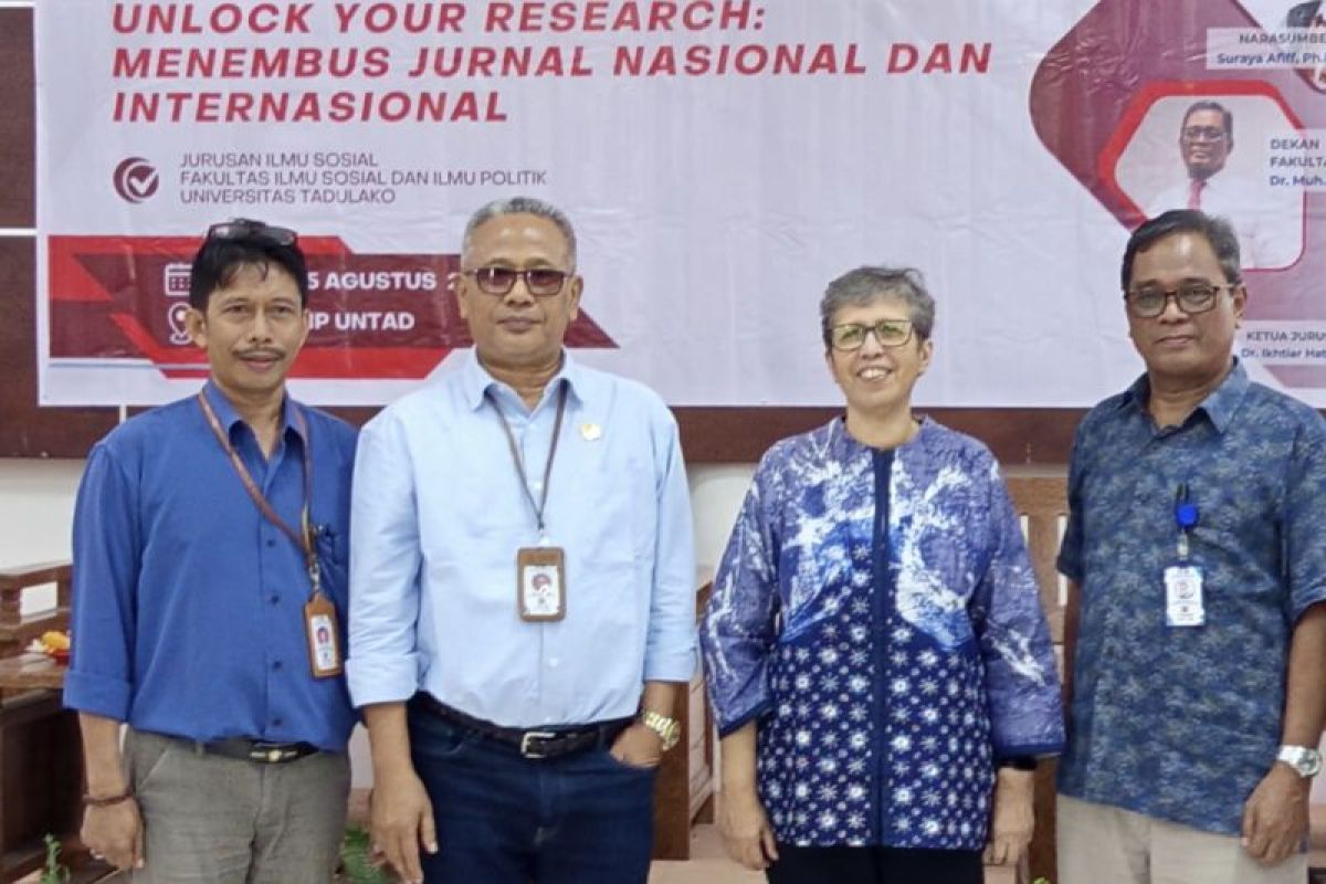 Jurusan Ilmu Sosial FISIP Untad tekankan pentingnya literasi akademik dan etika publikasi