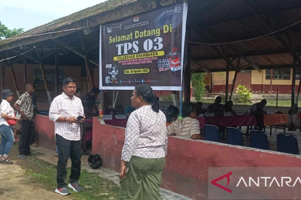 KPU RI: warga Biak Numfor antusias salurkan hak pilih dengan lancar