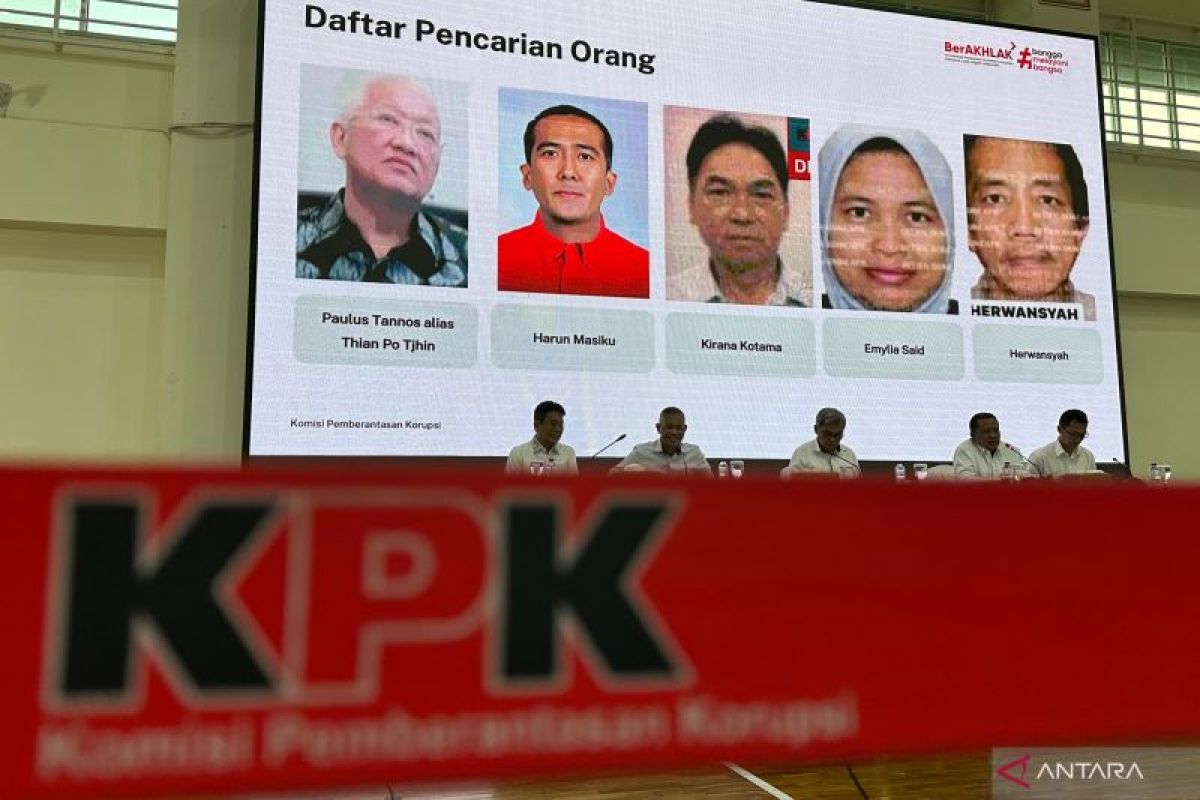 KPK ungkap lima DPO yang sedang diupayakan ditangkap