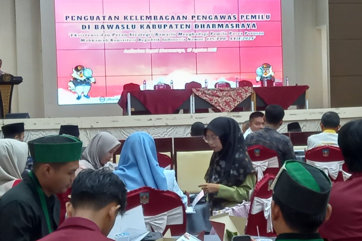Bawaslu Dharmasraya gelar penguatan kelembagaan hadapi pemisahan jadwal pemilu-pilkada