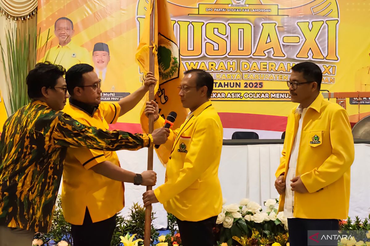 Ketua DPD Golkar Lamongan terpilih, Ujik siap kerja politik hingga akar rumput