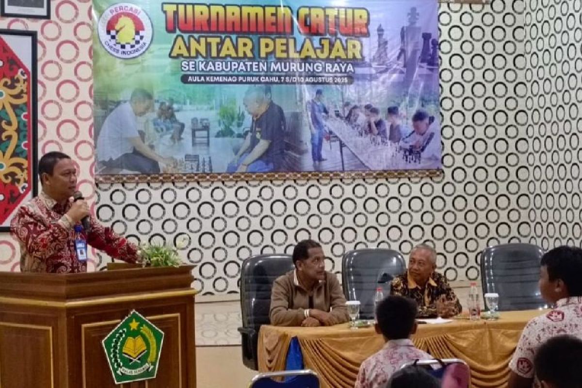 Percasi Murung Raya sebut daerahnya jadi barometer catur di Kalteng