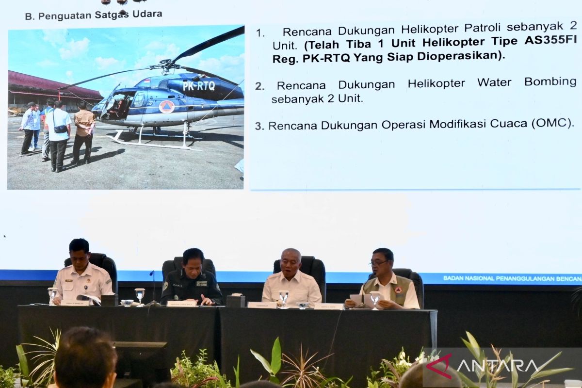 BNPB perkuat sapras satgas darat di Kalsel tangani karhutla