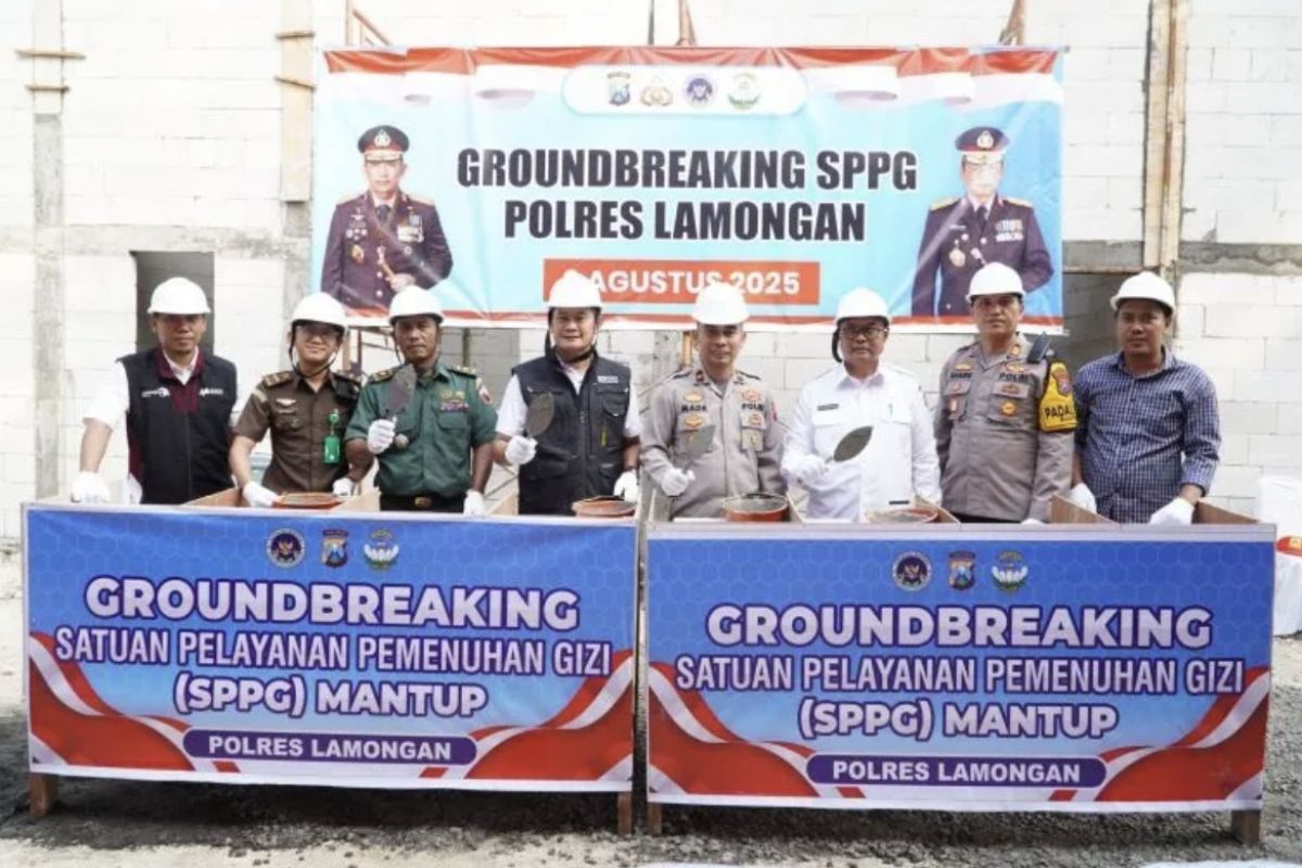 Polres Lamongan bangun dua SPPG dukung MBG dan tekan angka stunting