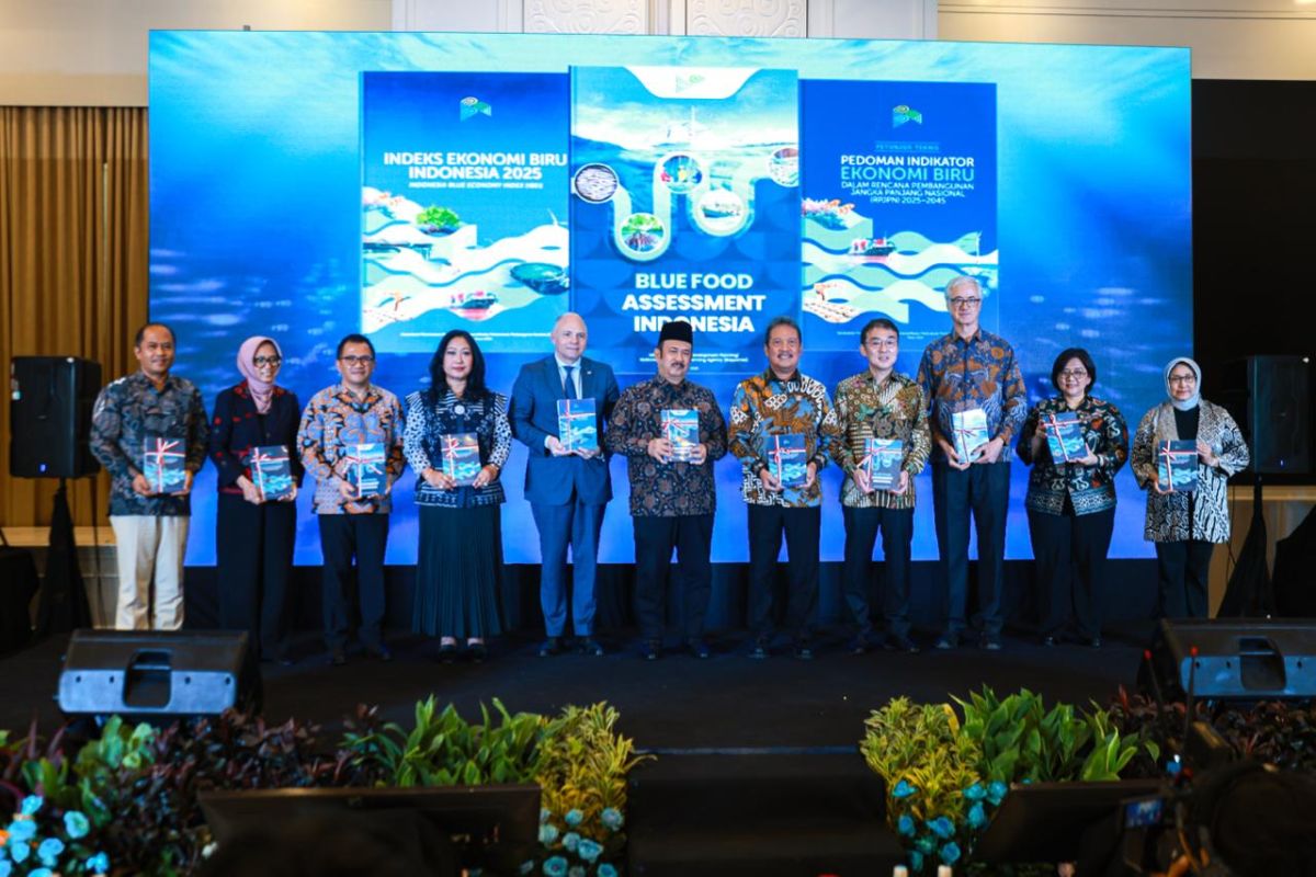 Bappenas meluncurkan dua dokumen strategis bangun ekonomi biru