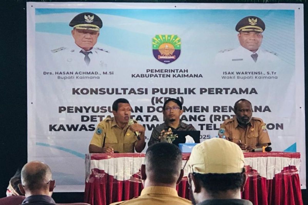 Pemkab Kaimana susun dokumen RDTR dan KLHS kawasan Teluk Triton