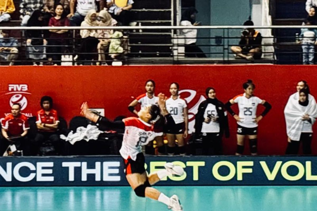 Indonesia petik kemenangan perdana di Kejuaraan Dunia Voli U-21 Putri