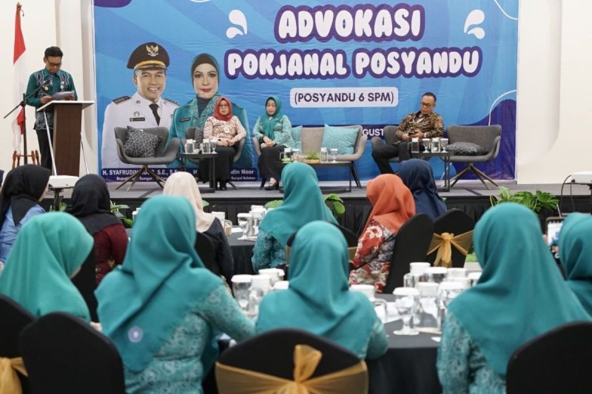 Wabup HSS buka advokasi kelompok kerja operasional Posyandu