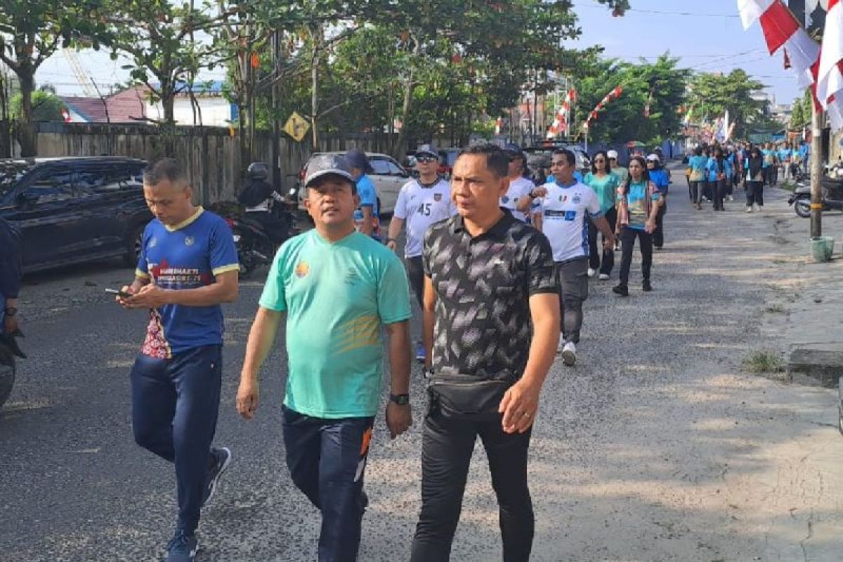 KSOP Sampit perkuat sinergi insan maritim lewat jalan sehat