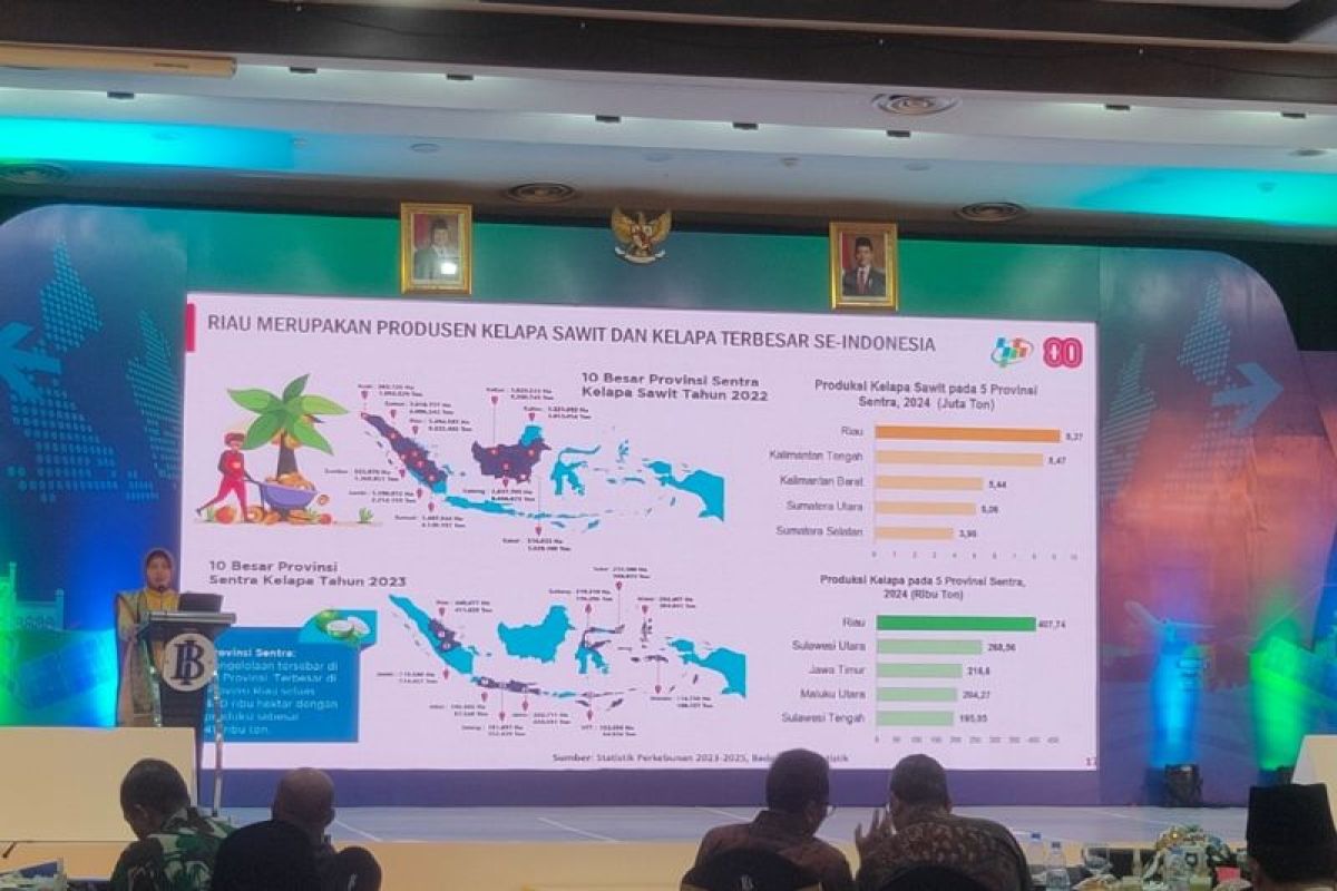 BPS dorong hilirisasi di Riau, turunan sawit tak hanya minyak goreng