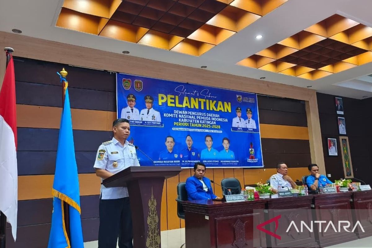 Wabup Katingan Harap KNPI Jadi Pelopor Organisasi Kepemudaan yang Progresif dan Bertanggung Jawab