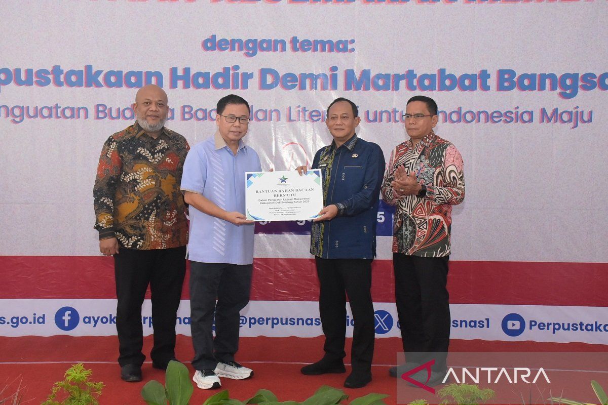 Pemkab Deli Serdang edukasi masyarakat tingkatkan minat membaca