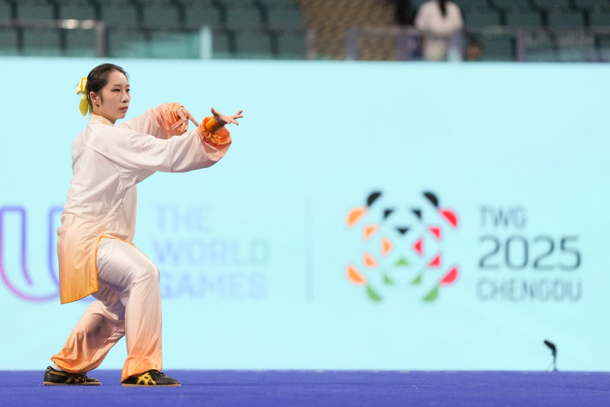 Atlet wushu Lu Zhuoling rebut emas China di Chengdu World Games