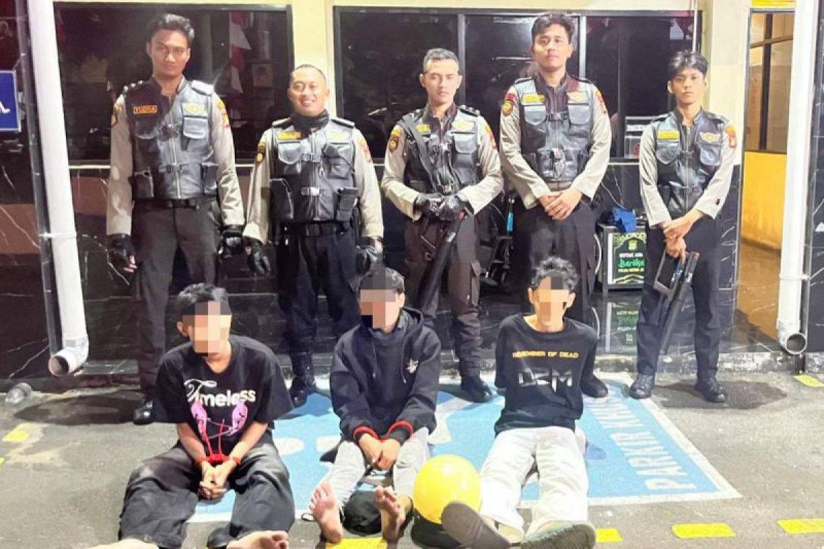Tujuh remaja yang diduga hendak tawuran ditangkap di Jakpus