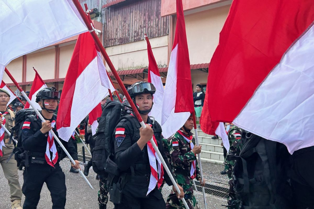 Kirab Kebangsaan 80 personel TNI/Polri/Pemkot Batam sambut HUT RI