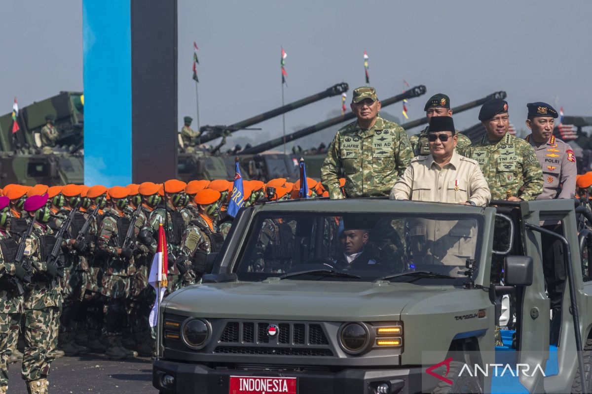 Prabowo: Militer kuat jadi kunci kemerdekaan dan kedaulatan