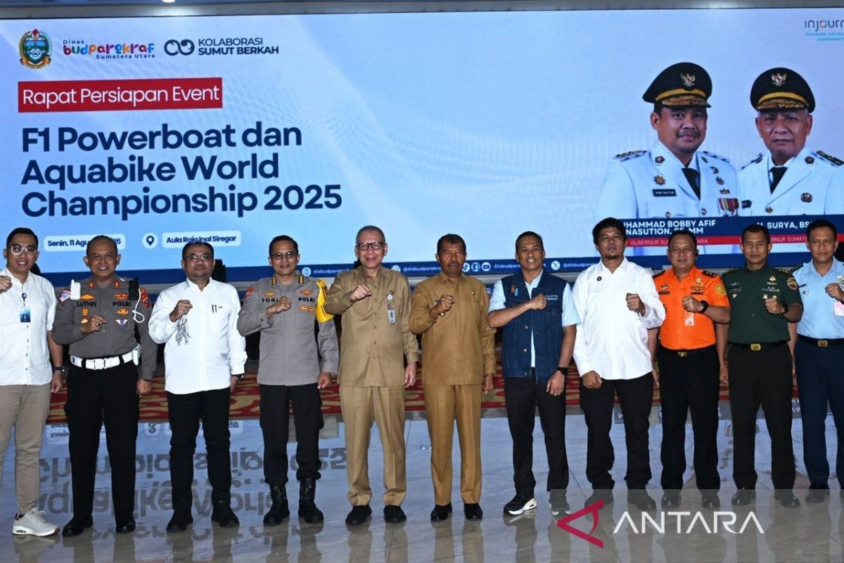 North Sumatra gears up for 2025 Aquabike and F1 Powerboat