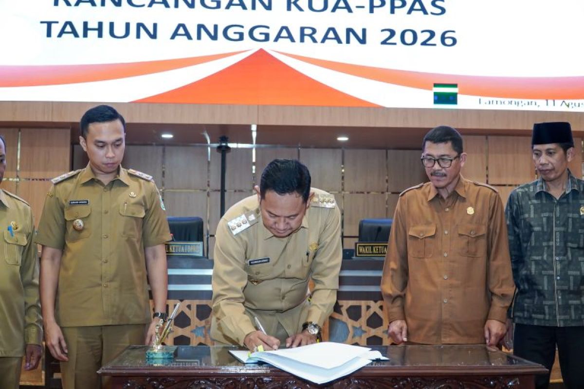 DPRD Lamongan setujui rancangan KUA-PPAS 2026