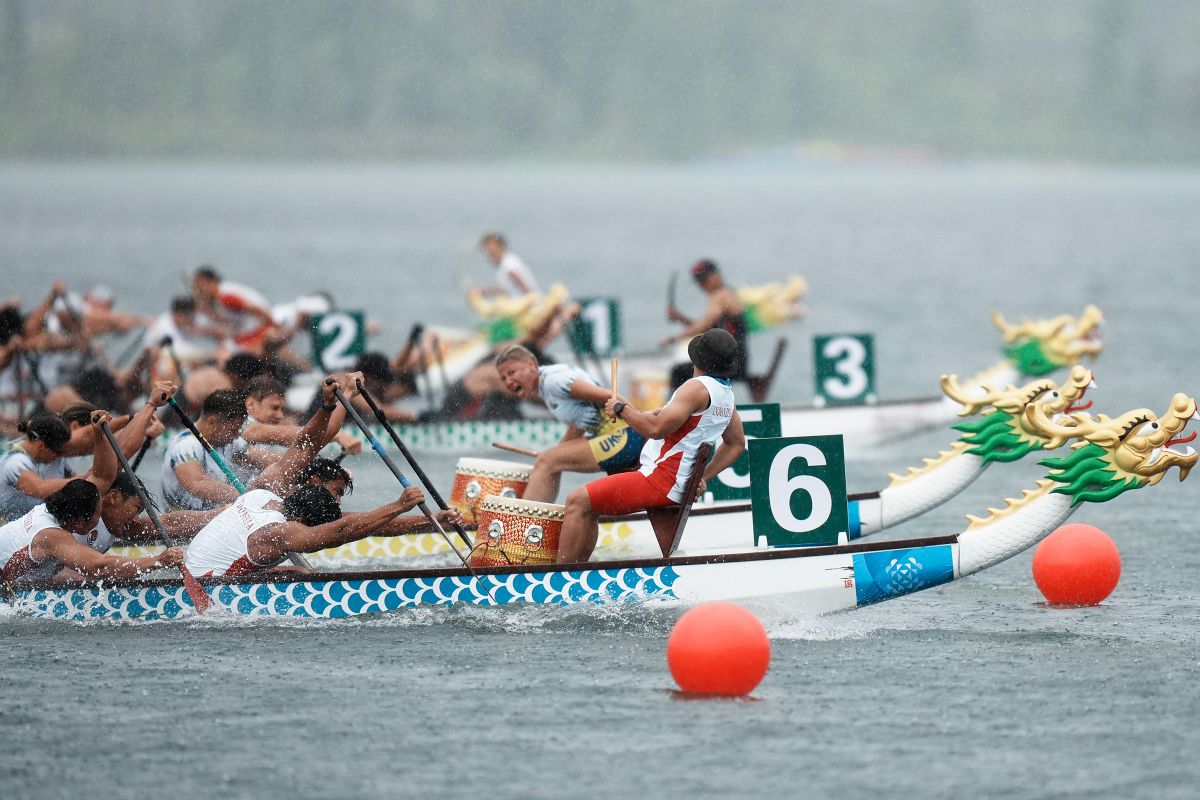 Indonesia kuasai perahu naga The World Games 2025 lampaui China