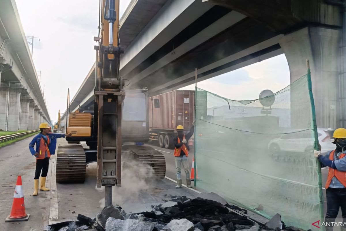 Jasamarga imbau pengendara antisipasi perbaikan di KM 35 arah Cikampek
