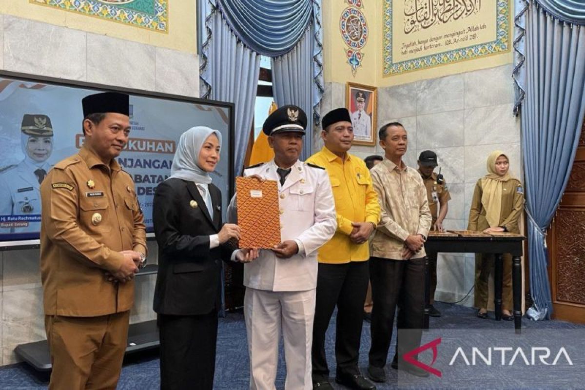 25 Kades di Serang kembali jabat usai dapat perpanjangan dua tahun