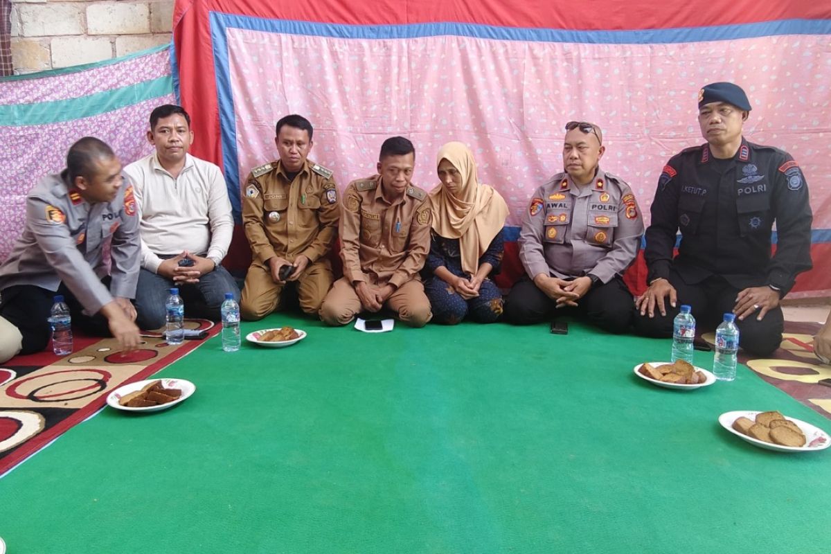 Polres dan IMIP serahkan santunan ke keluarga korban tewas di Bahodopi