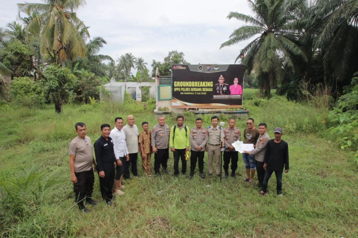 Perluas jangkauan program MBG, Polres Serdang Bedagai kembali bangun SPPG