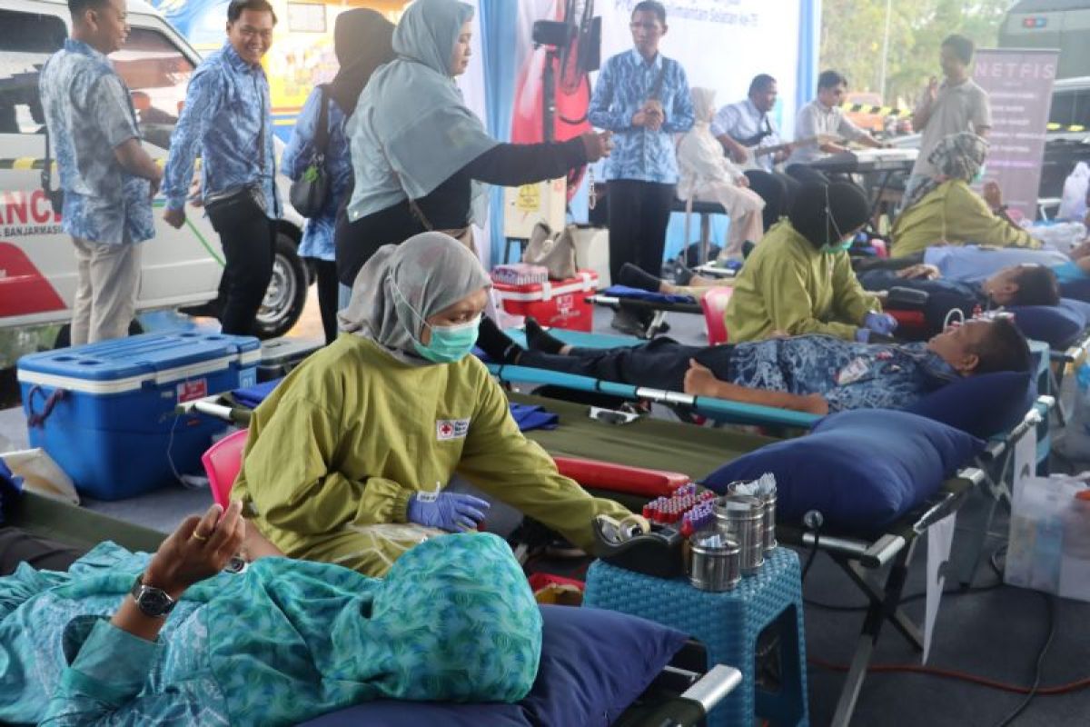Bank Kalsel gelar donor darah sasar insan pers