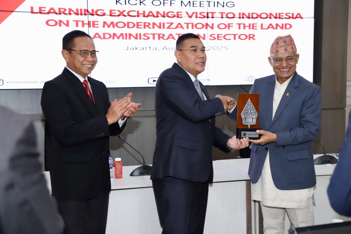 Kementerian ATR/BPN terima delegasi Nepal untuk learning exchange dalam modernisasi sektor administrasi pertanahan