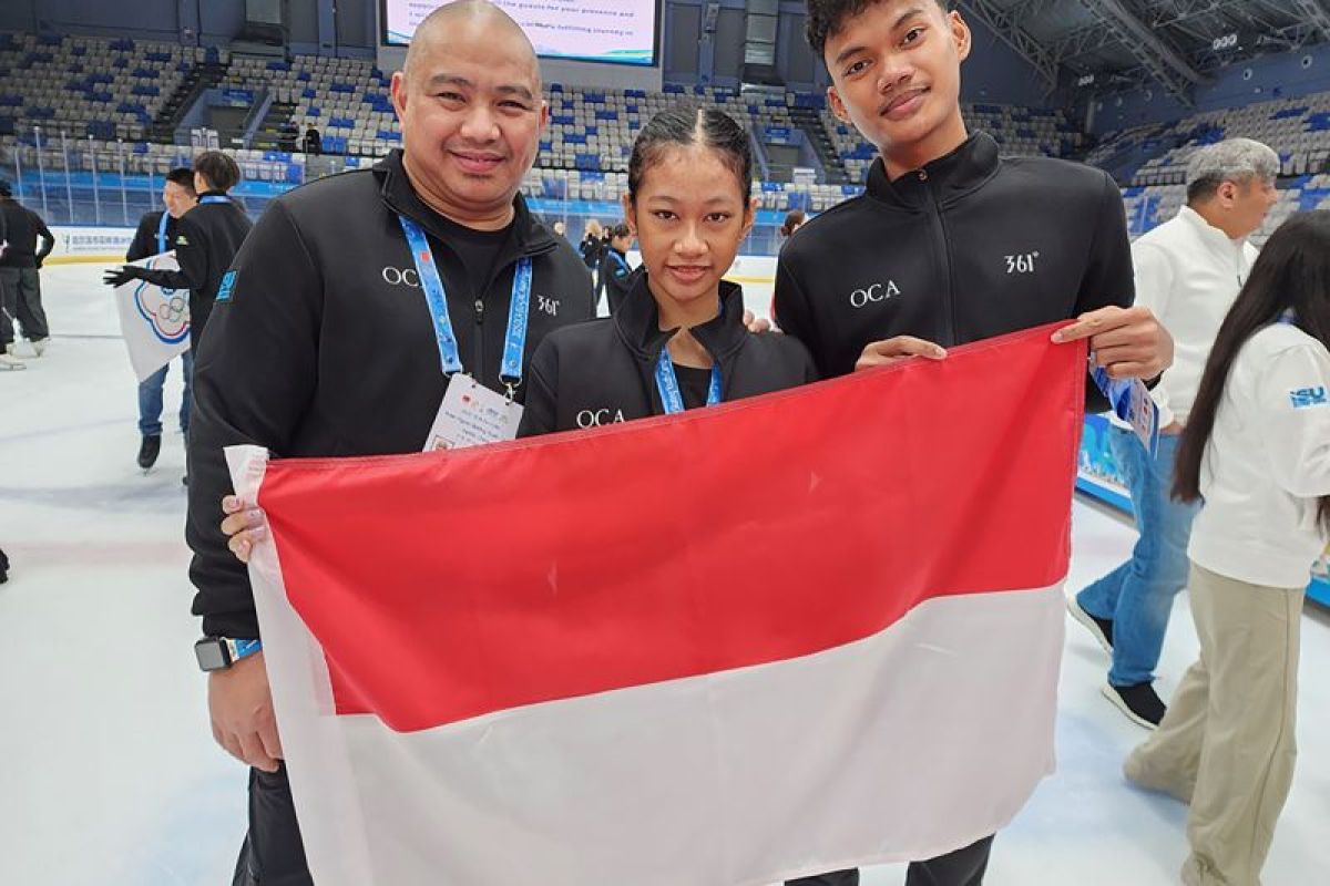 Rafif dan Nathania ikuti kamp pelatihan seluncur indah Asia di China