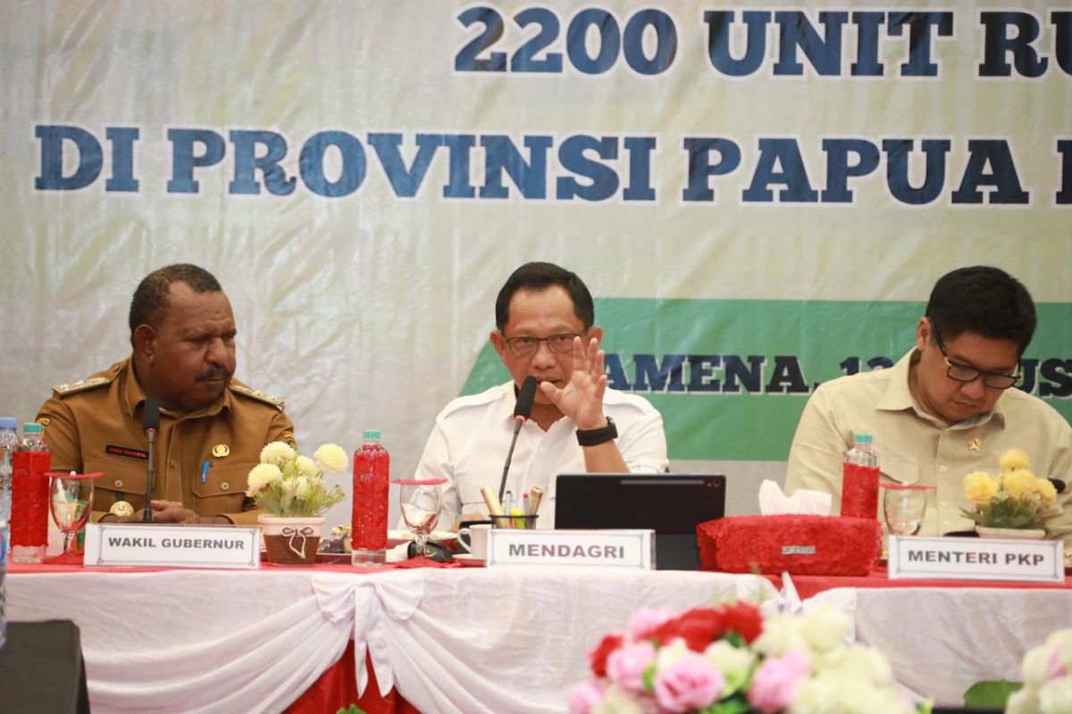 Mendagri tegaskan dukung program 2.200 Rumah di Papua Pegunungan