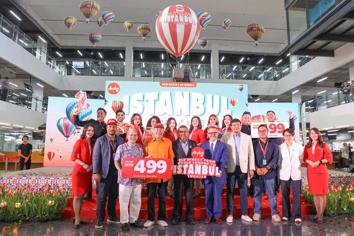 AirAsia buka rute Kuala Lumpur-Istanbul guna tingkatkan pariwisata
