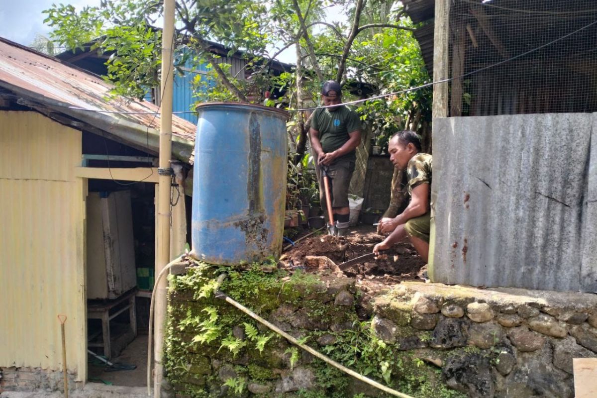 TMMD Kodim Manado sediakan air bersih warga Bengkol