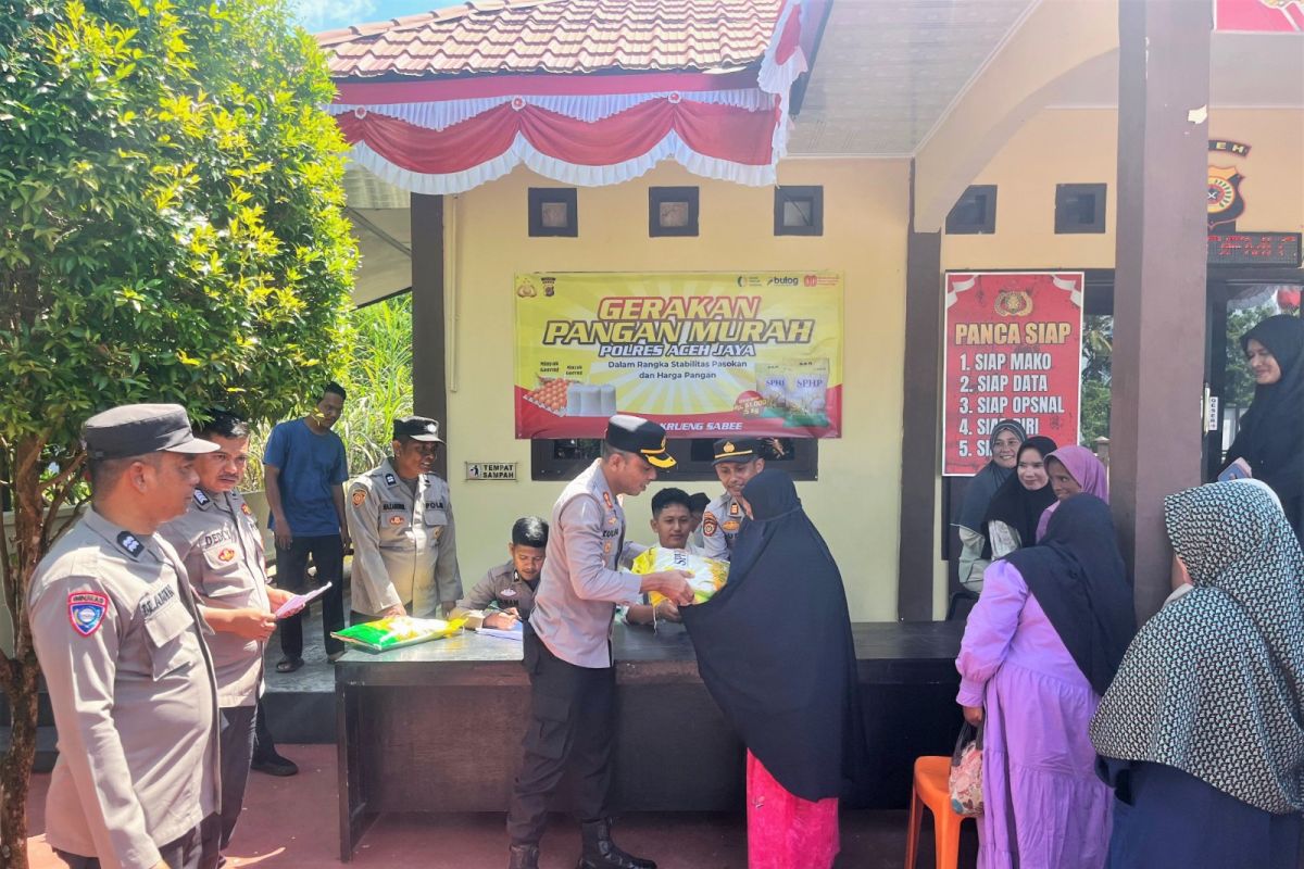 Polres Aceh Jaya sediakan dua ton beras SPHP pada GPM