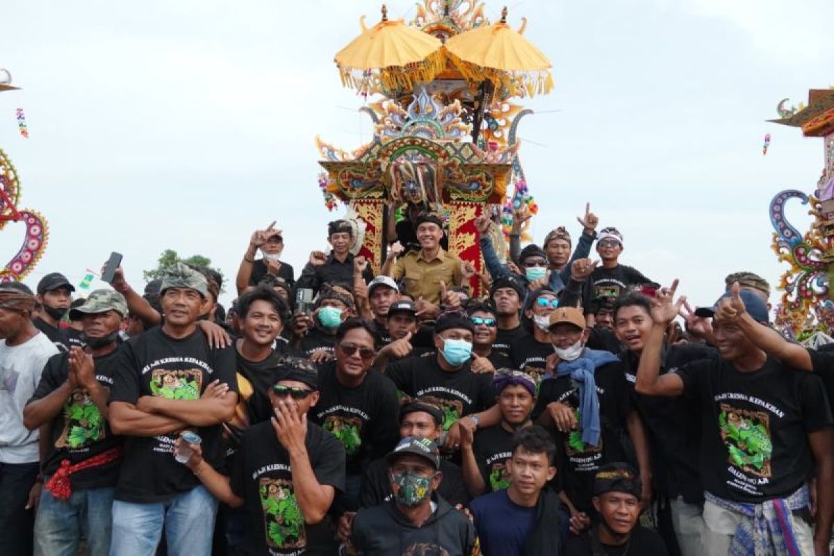 Ngaben massal, indahnya harmoni toleransi di Ogan Komering Ilir