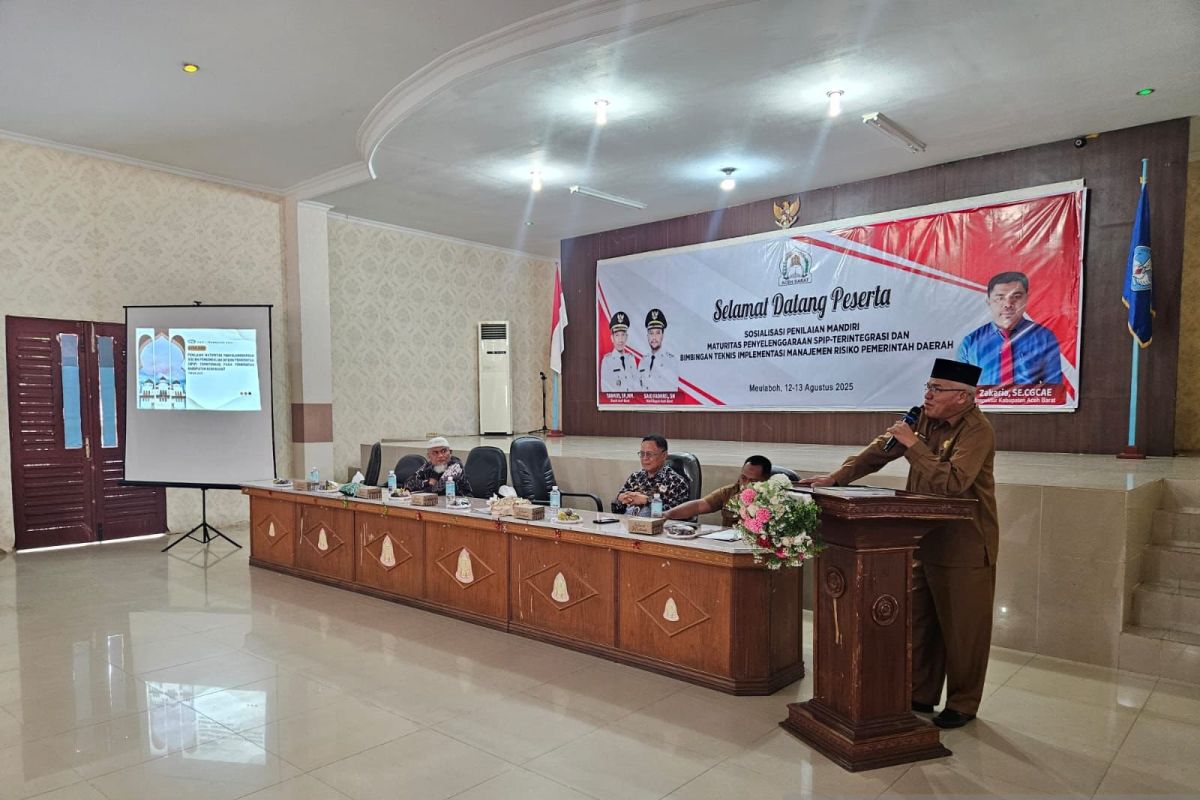 Pemkab Aceh Barat gelar sosialisasi SPIP terintegrasi bagi ASN