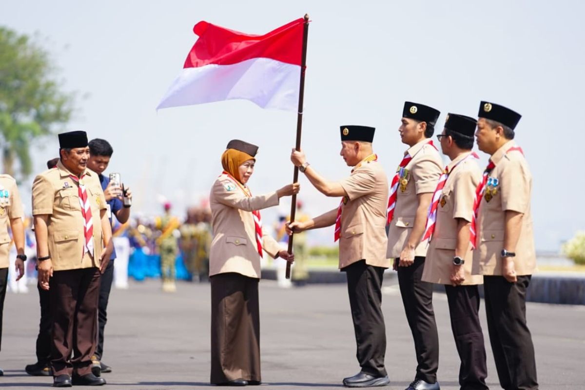 Khofifah ajak Pramuka Jatim hidupkan ruh kepanduan untuk  wujudkan ketahanan