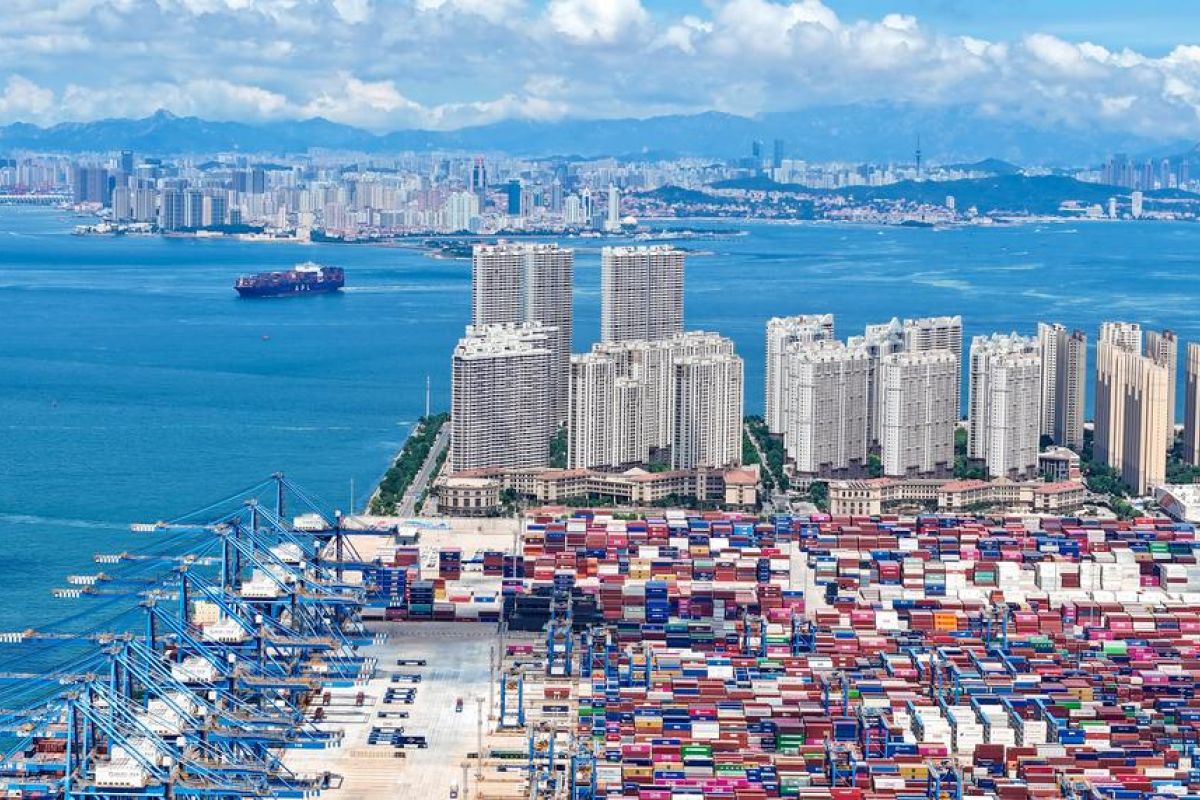 Ekonomi maritim China catat kemajuan stabil pada semester I-2025