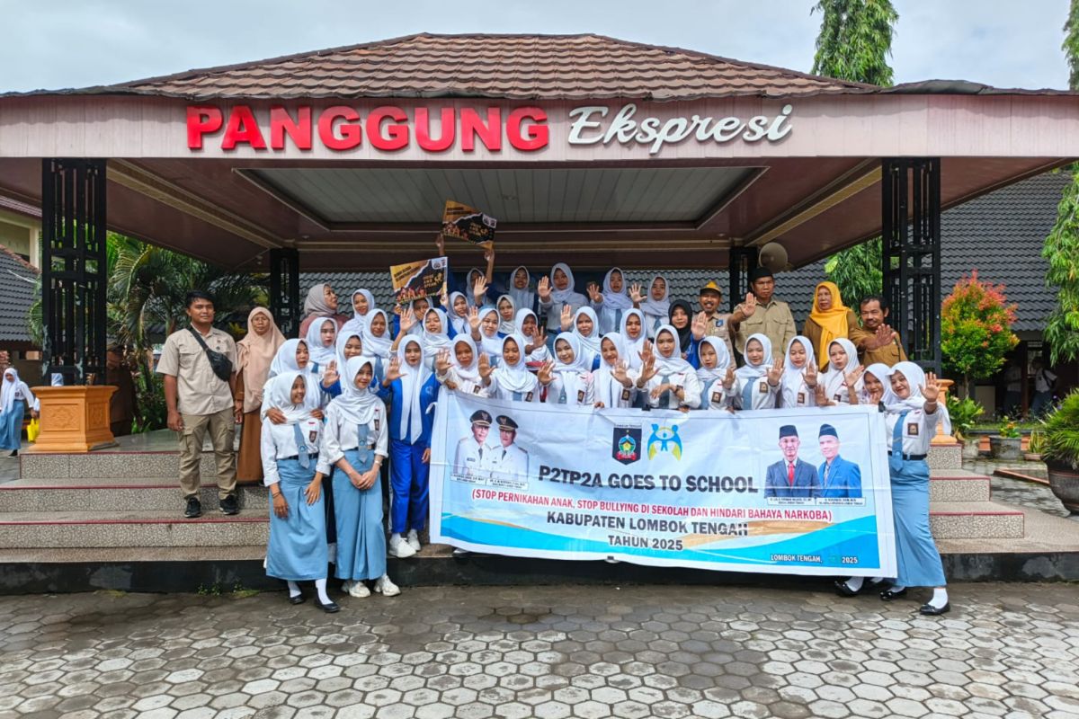 Polisi kampanye lawan kekerasan di kalangan pelajar Lombok Tengah