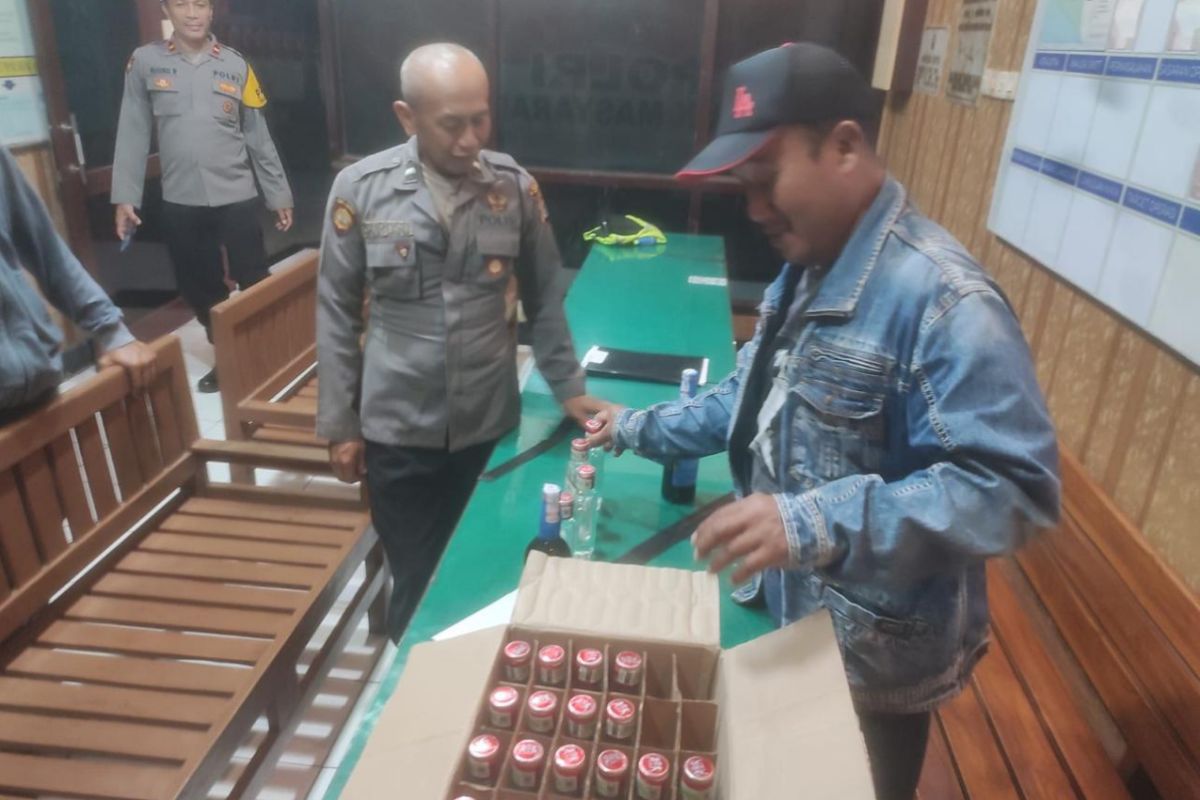 Polres Bantul amankan puluhan minuman keras jelang Hari Kemerdekaan