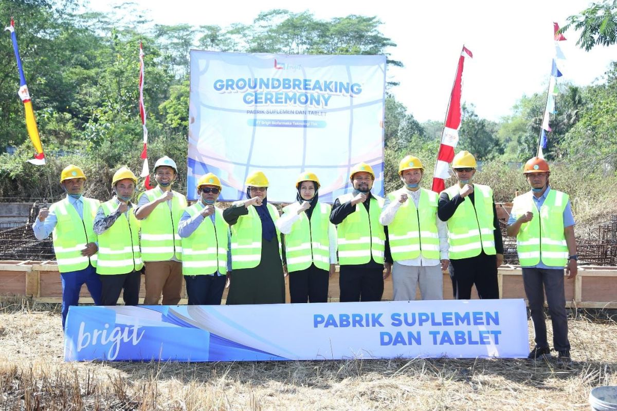 PT Brigit Biofarmaka "groundbreaking" pabrik baru di Sukoharjo