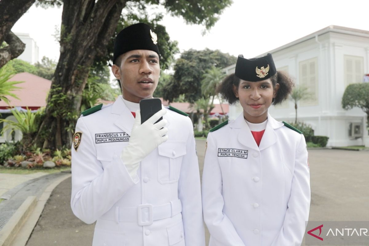 Calon Paskibraka Papua ceritakan seleksi, latihan fisik jelang upacara