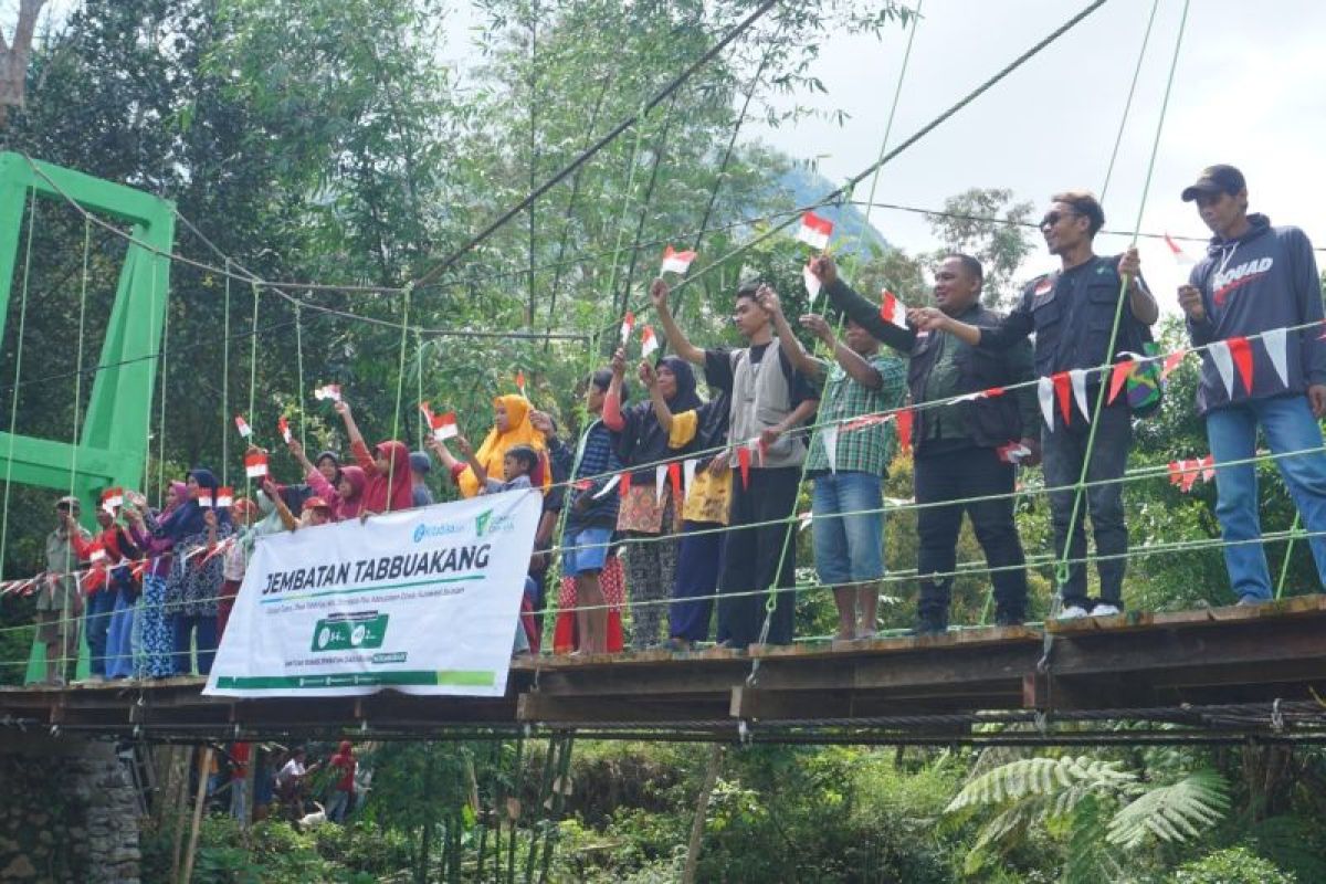 Dompet Dhuafa Sulsel bangun jembatan gantung di Kabupaten Gowa
