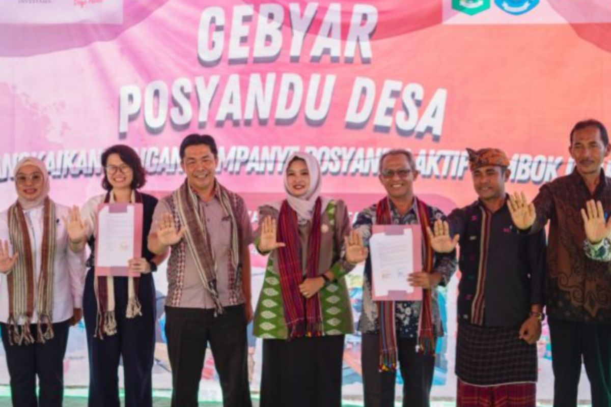YABN berkontribusi perkuat sistem kesehatan desa di Lombok Utara