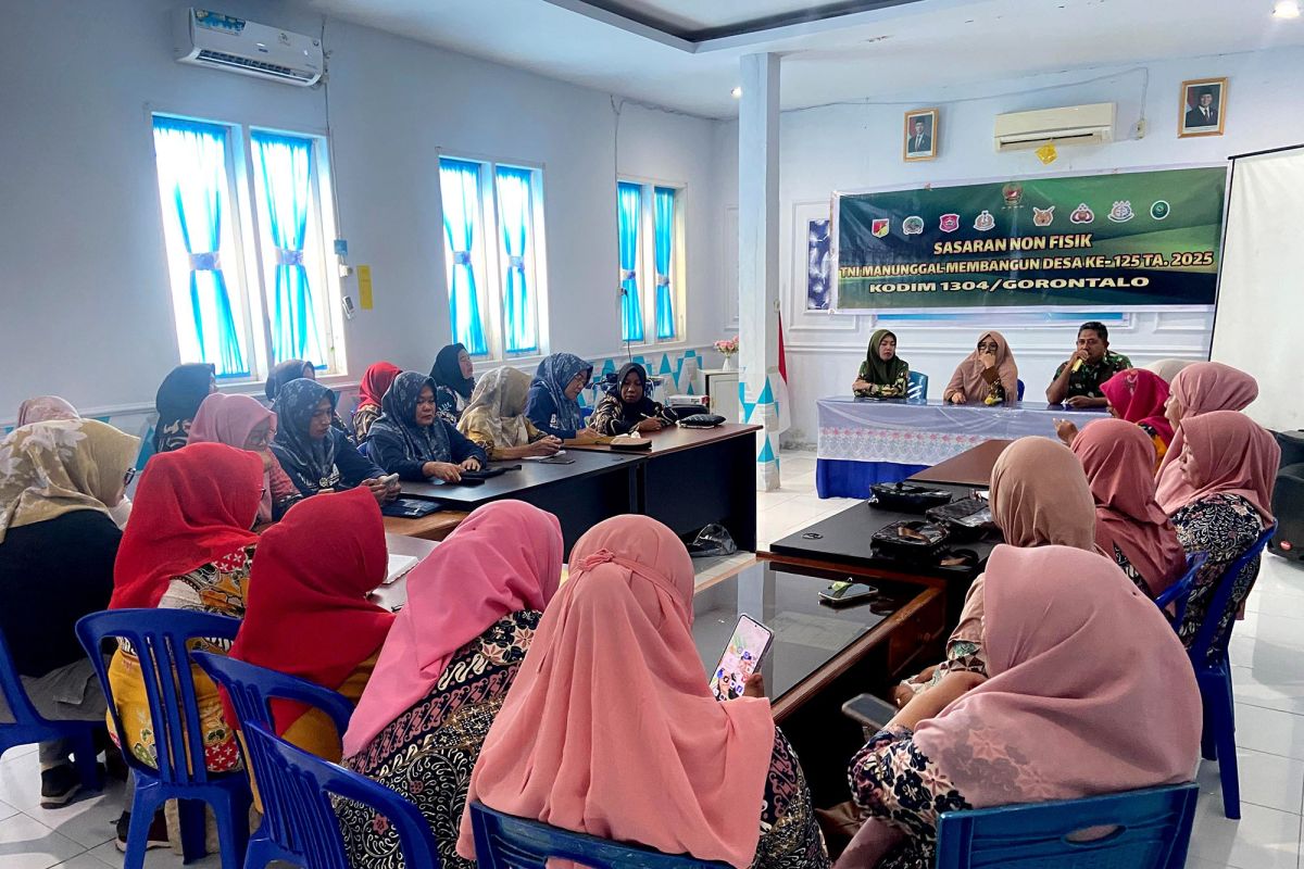 TMMD gelar penyuluhan KB dan kesehatan untuk warga Bone Bolango