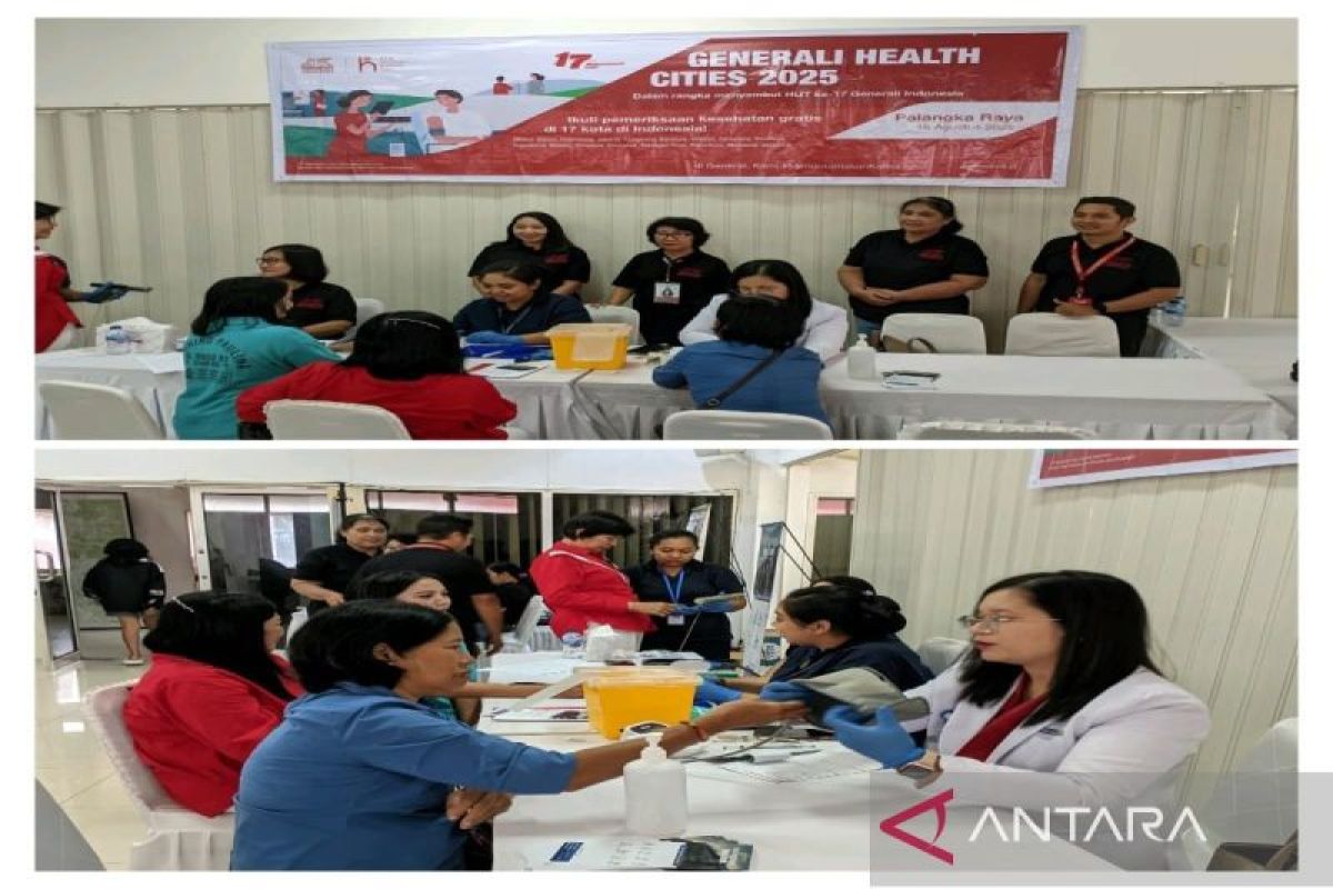 Generali gelar roadshow kesehatan gratis di Palangka Raya