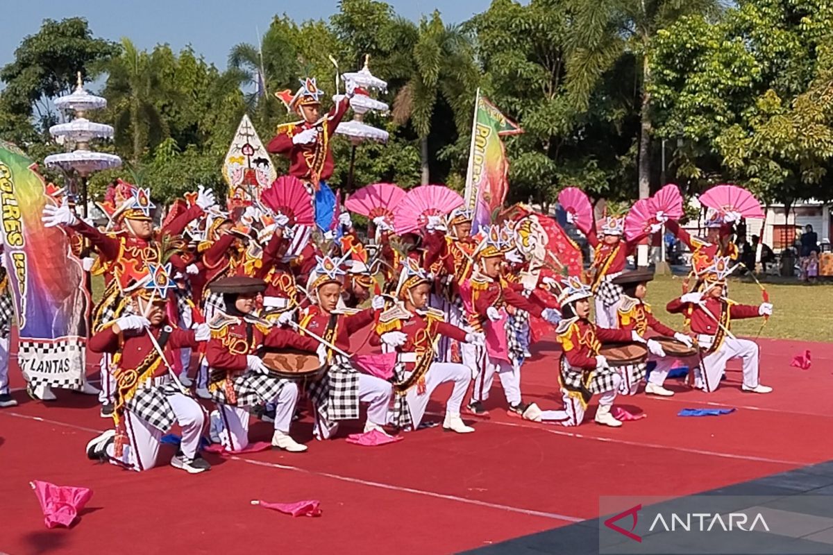 34 siswa SD di Kudus tampil sebagai polisi cilik meriahkan HUT RI